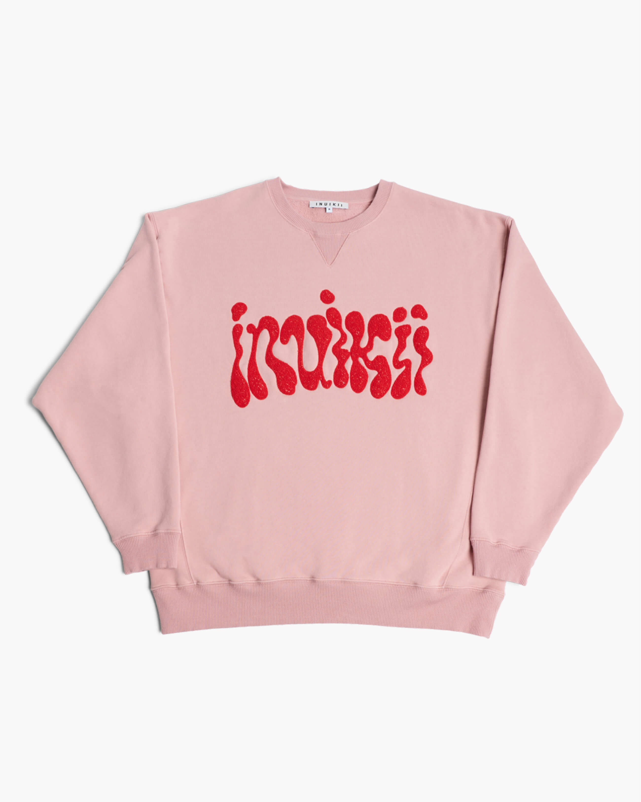 Oversized Flock Logo Sweatshirt