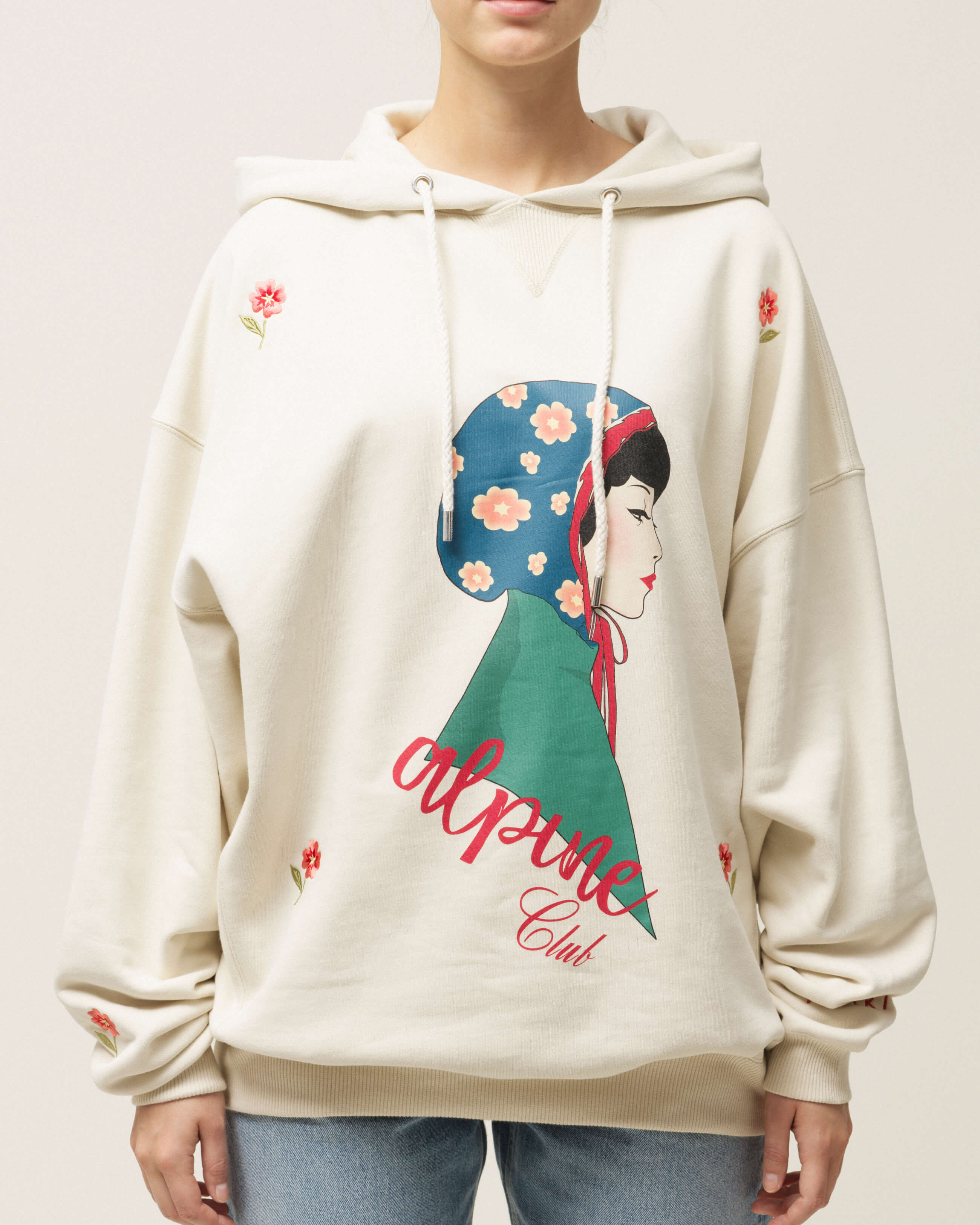 Oversized Embroidered Hoodie