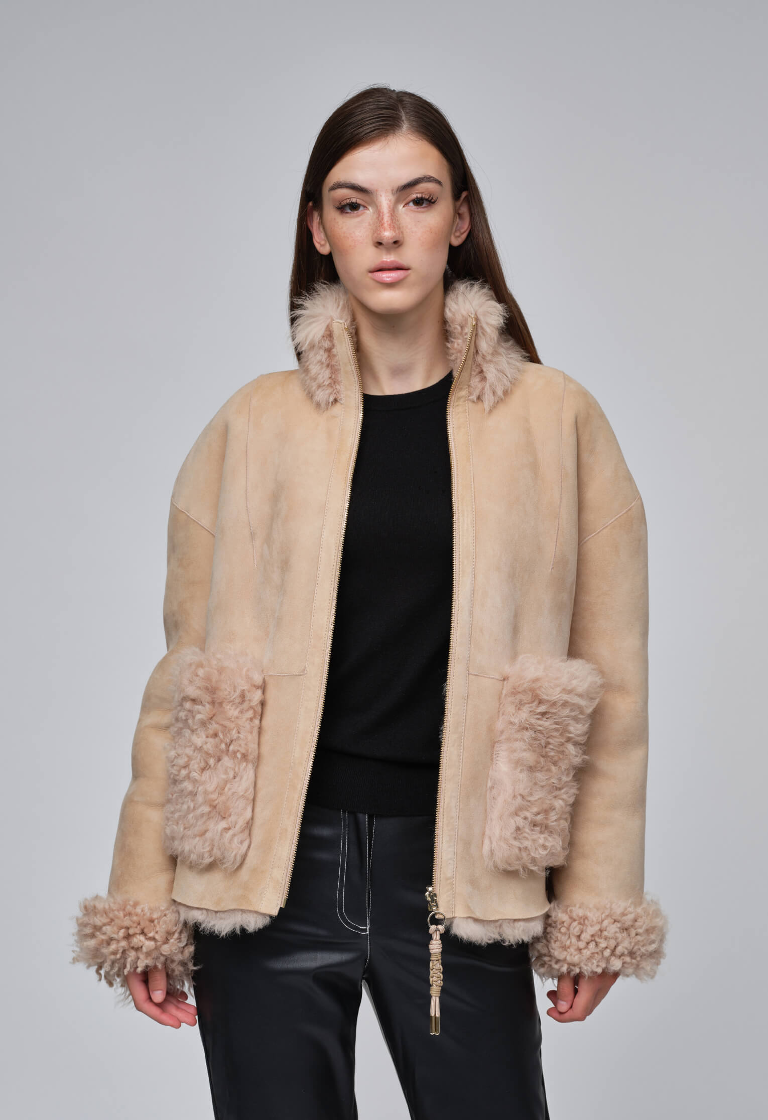 INUIKII Shearling Jacket