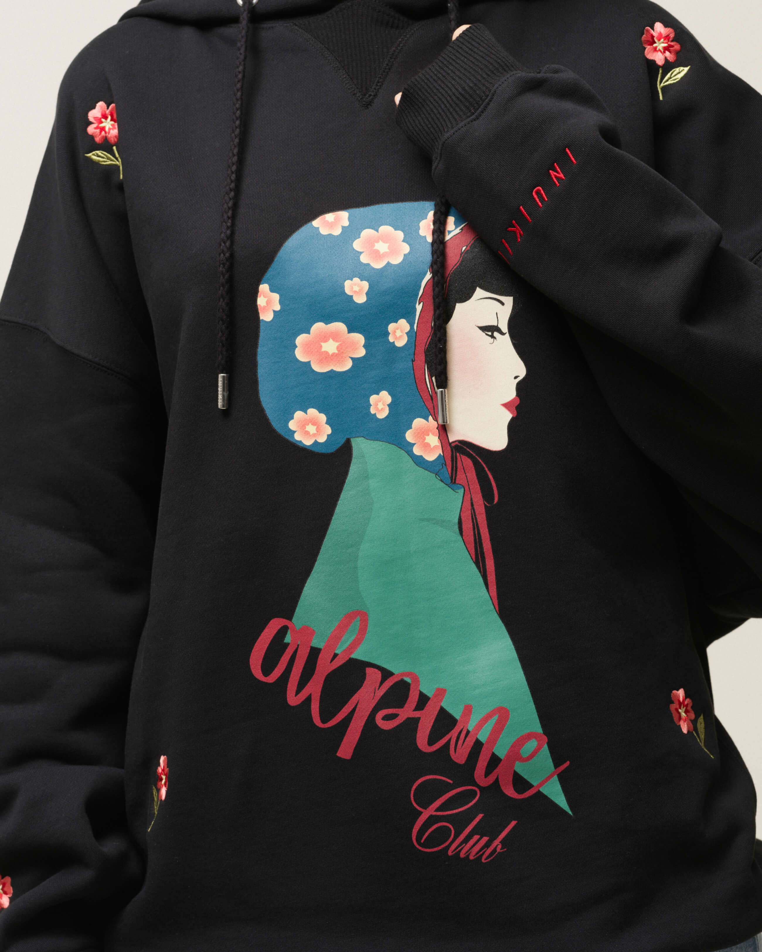 Oversized Embroidered Hoodie