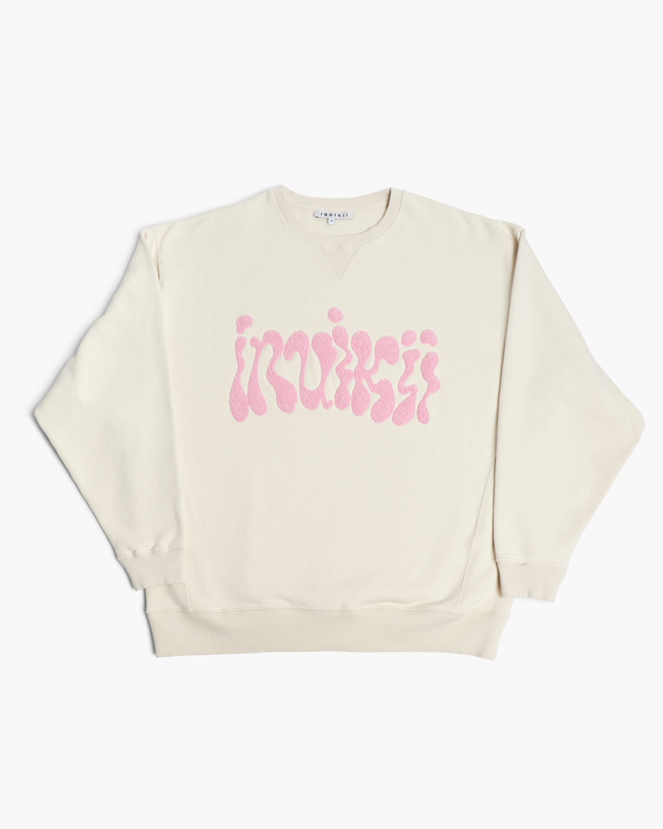 Oversized Flock Logo Sweatshirt