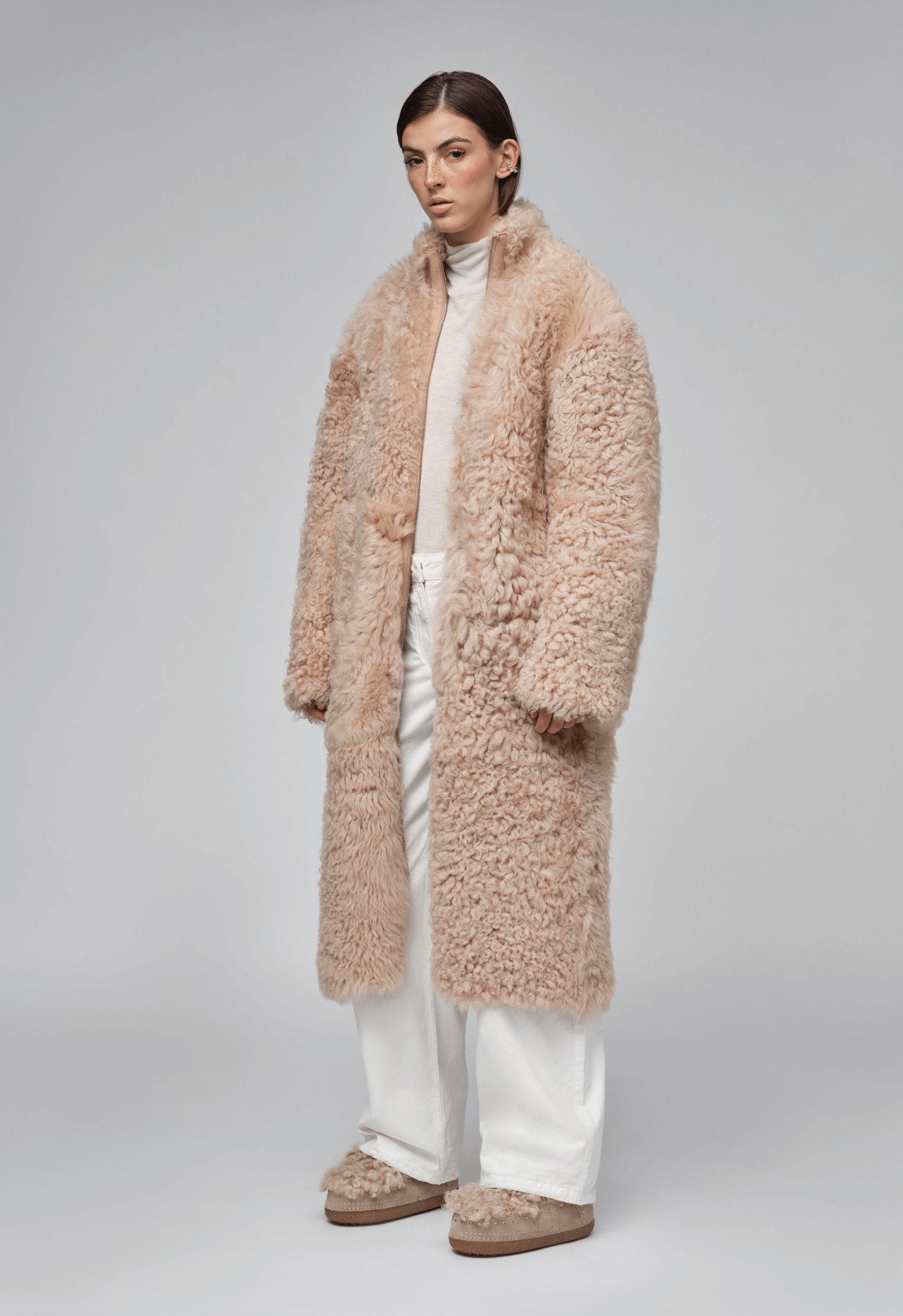 INUIKII Shearling Coat