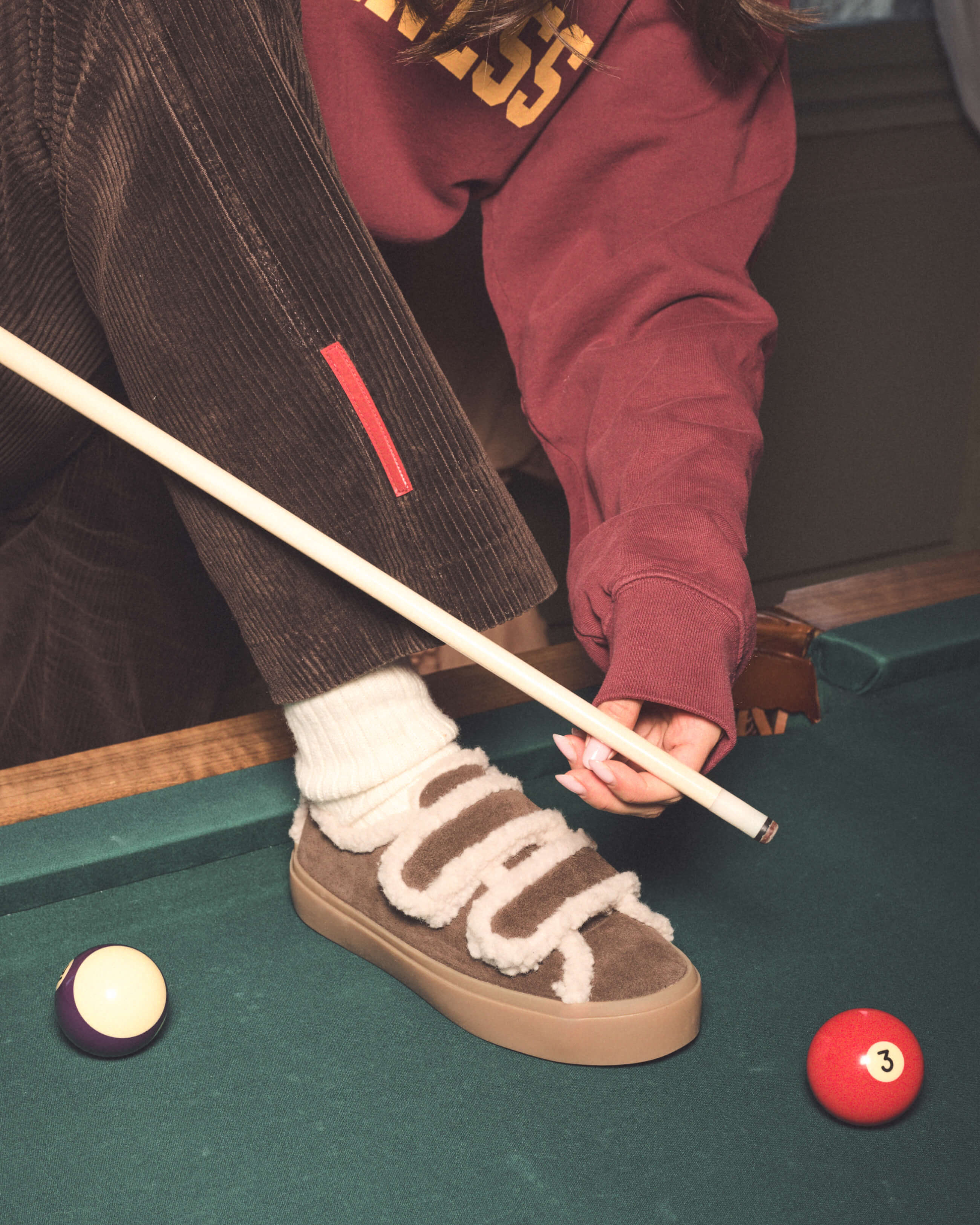 Shearling Low Velcro