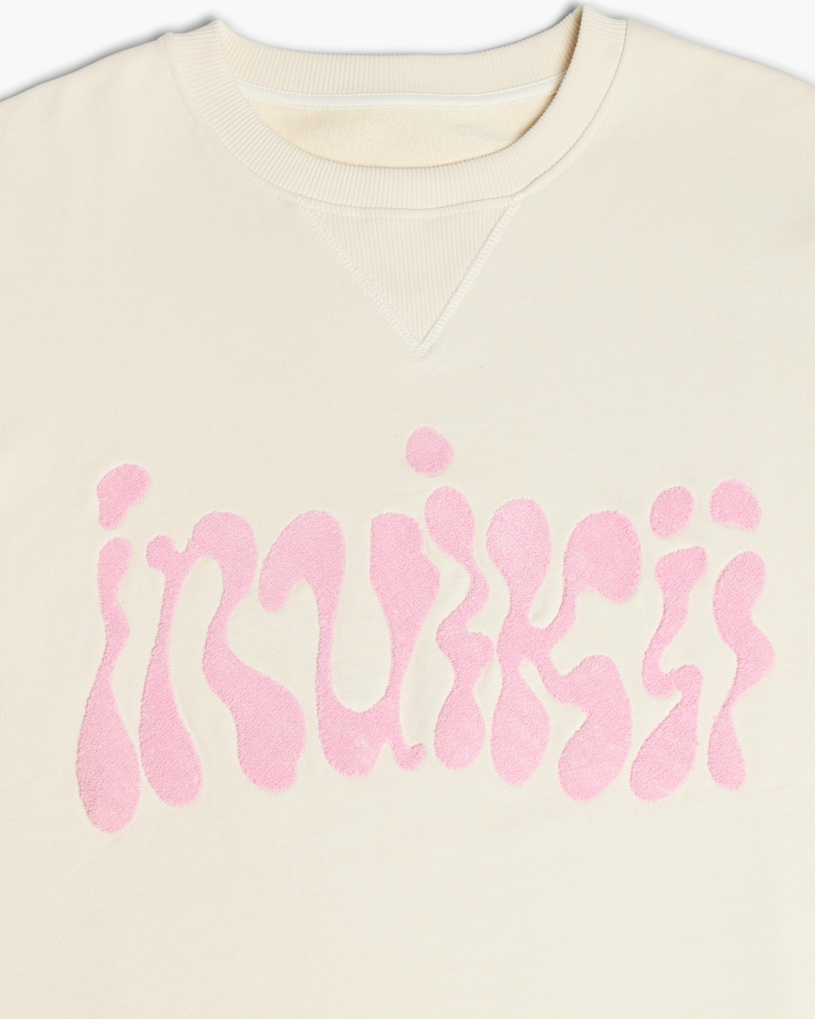 Oversized Flock Logo Sweatshirt