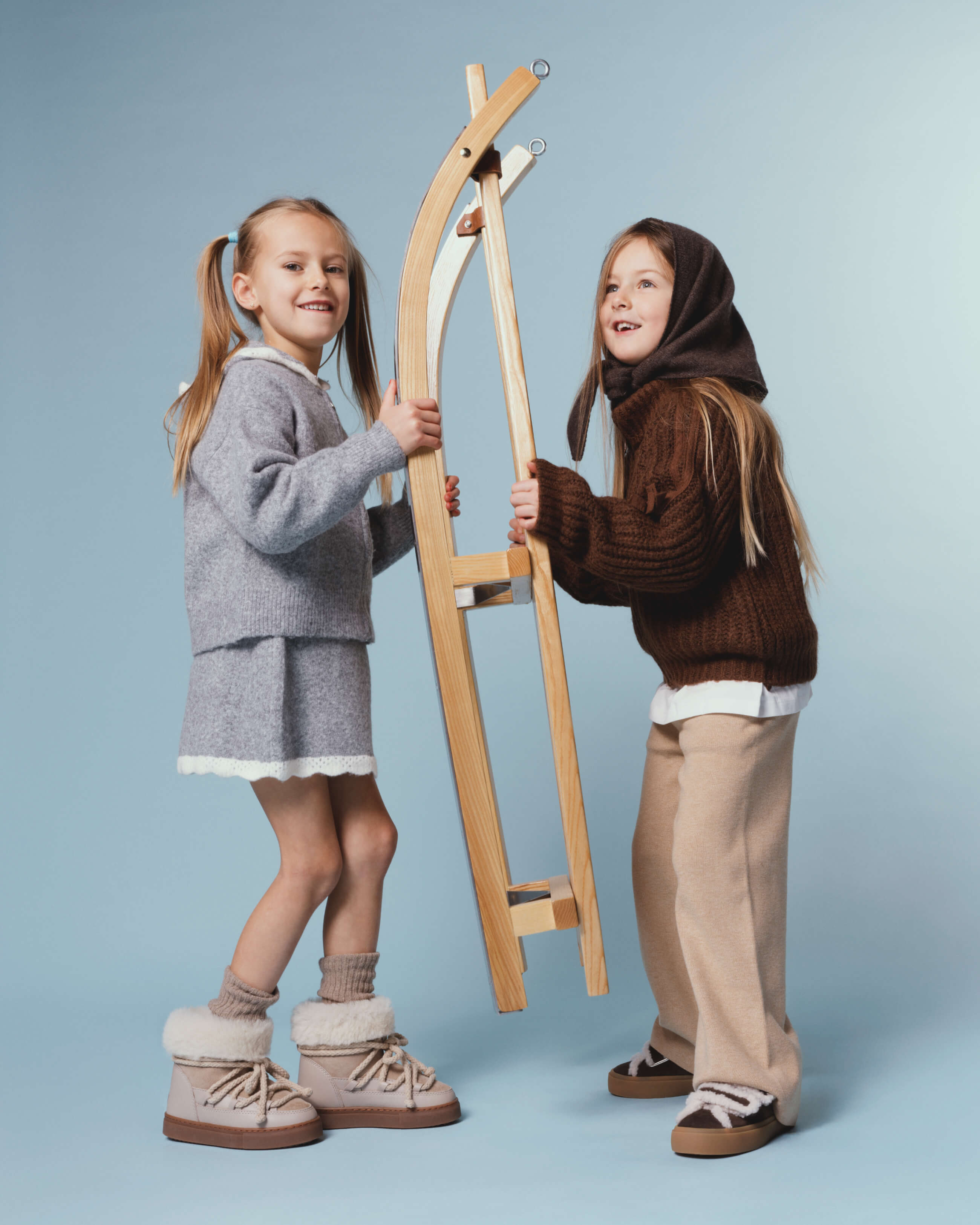 Shearling Low Velcro Kids