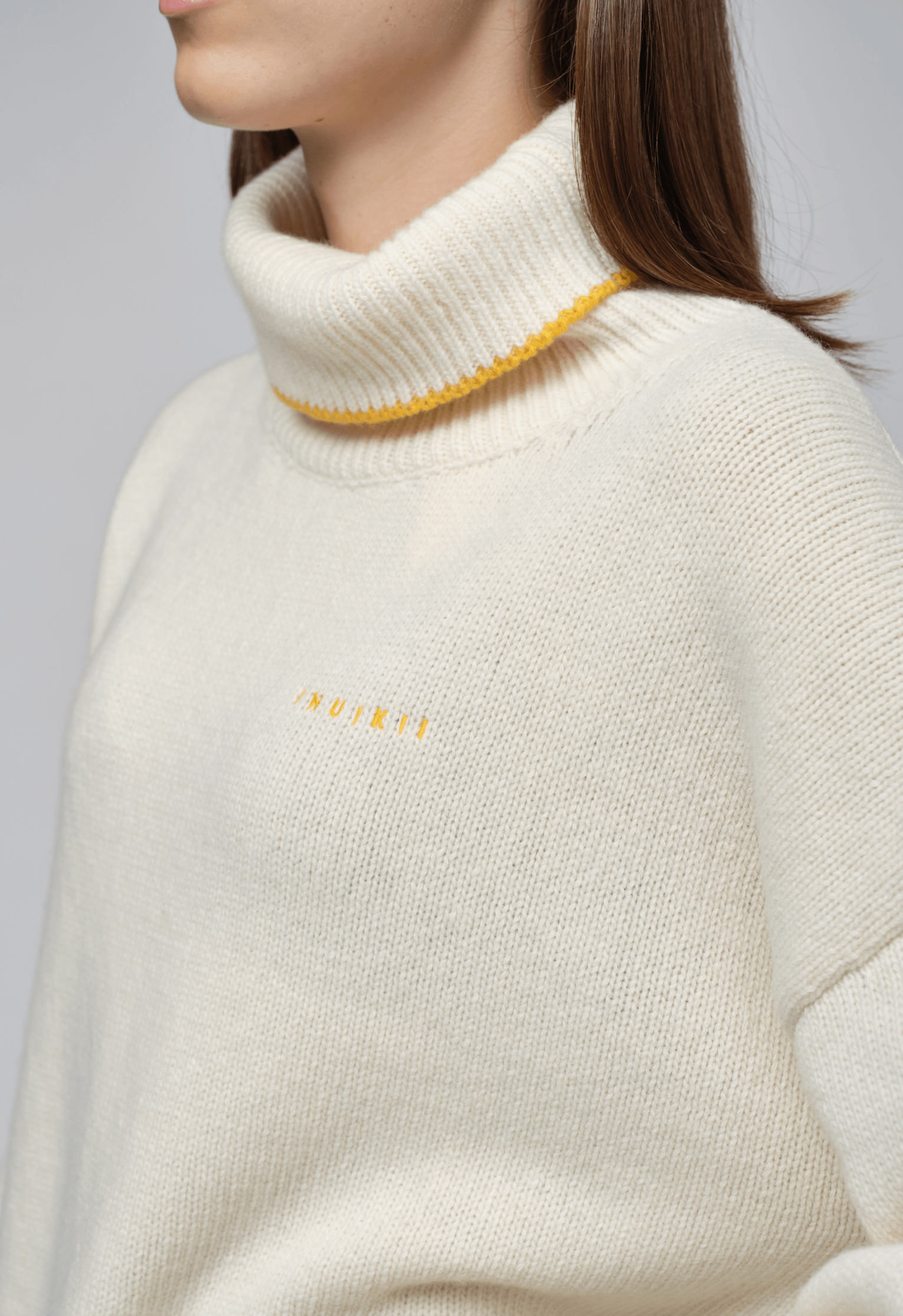 High Neck Knit Sweater