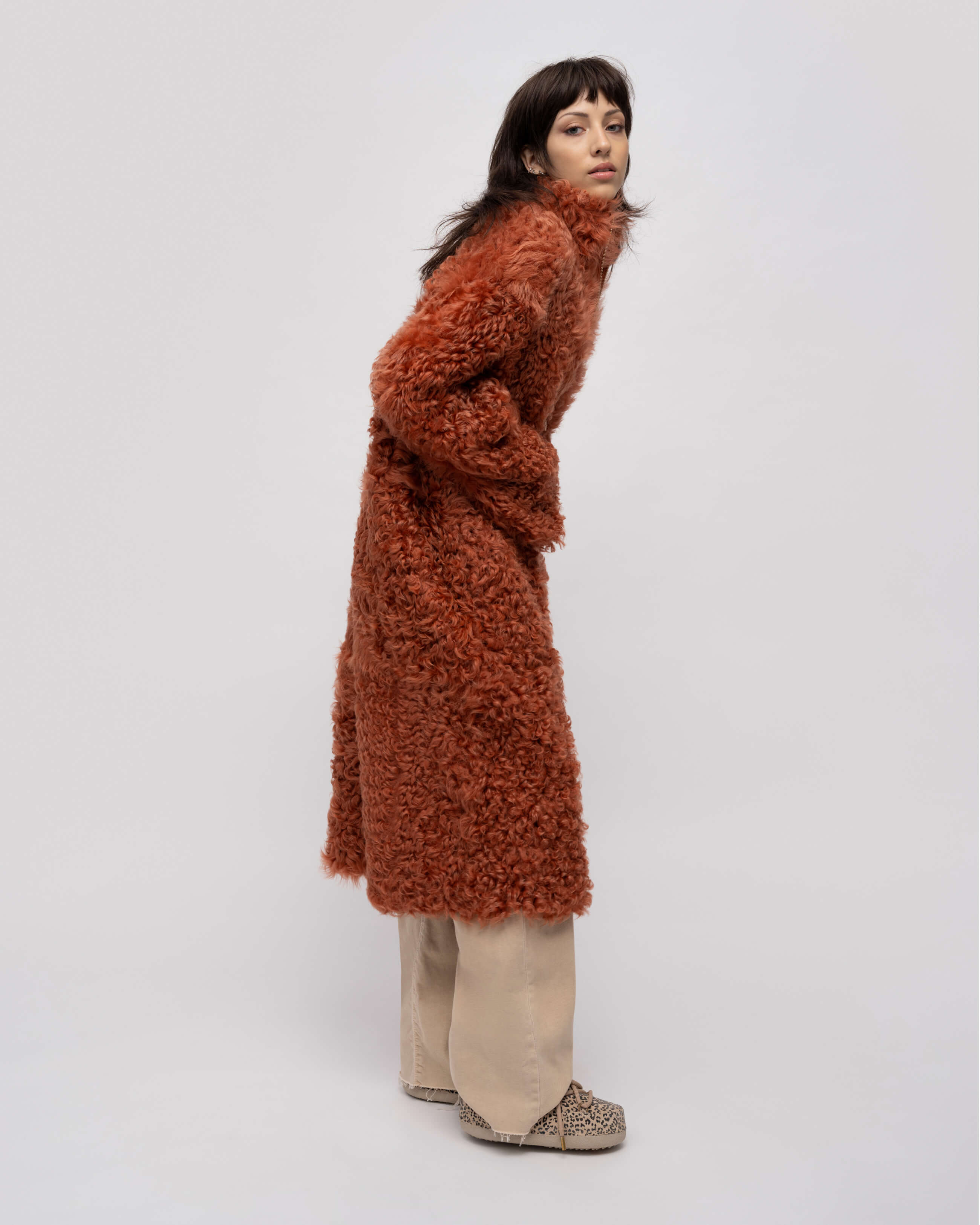 INUIKII Shearling Coat