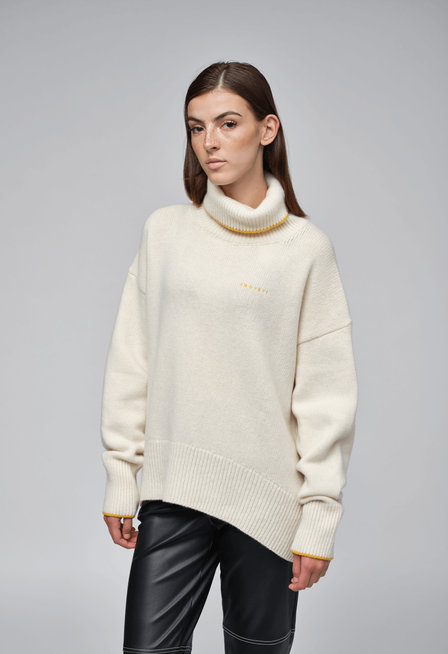 High Neck Knit Sweater