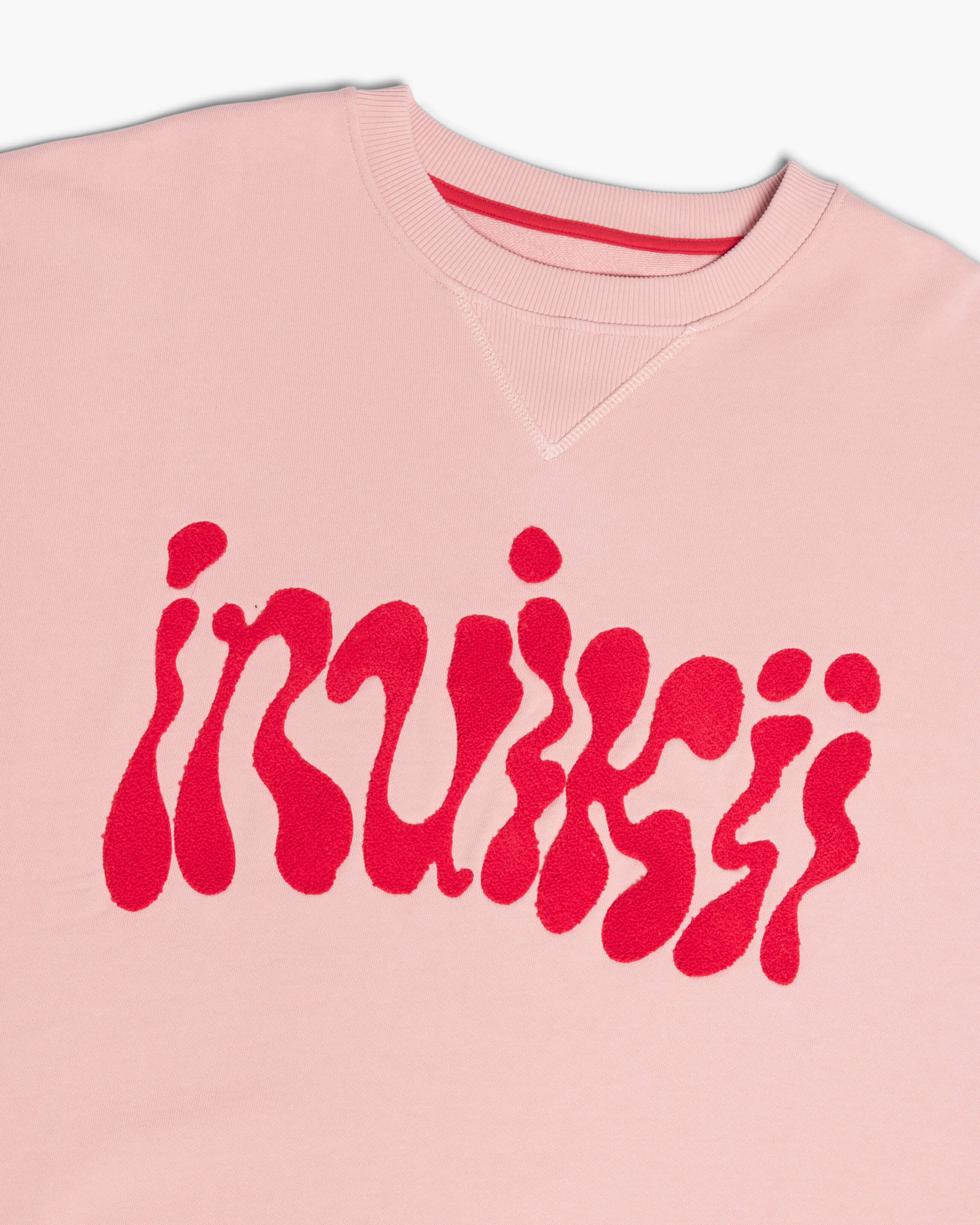 Oversized Flock Logo Sweatshirt