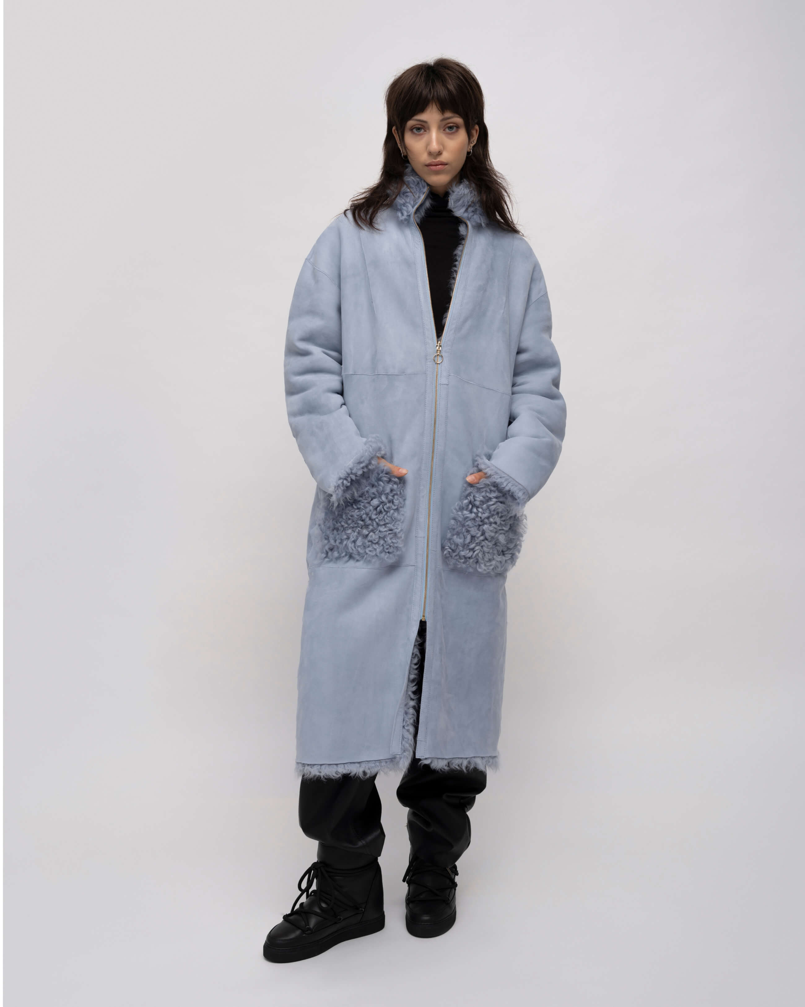 INUIKII Shearling Coat