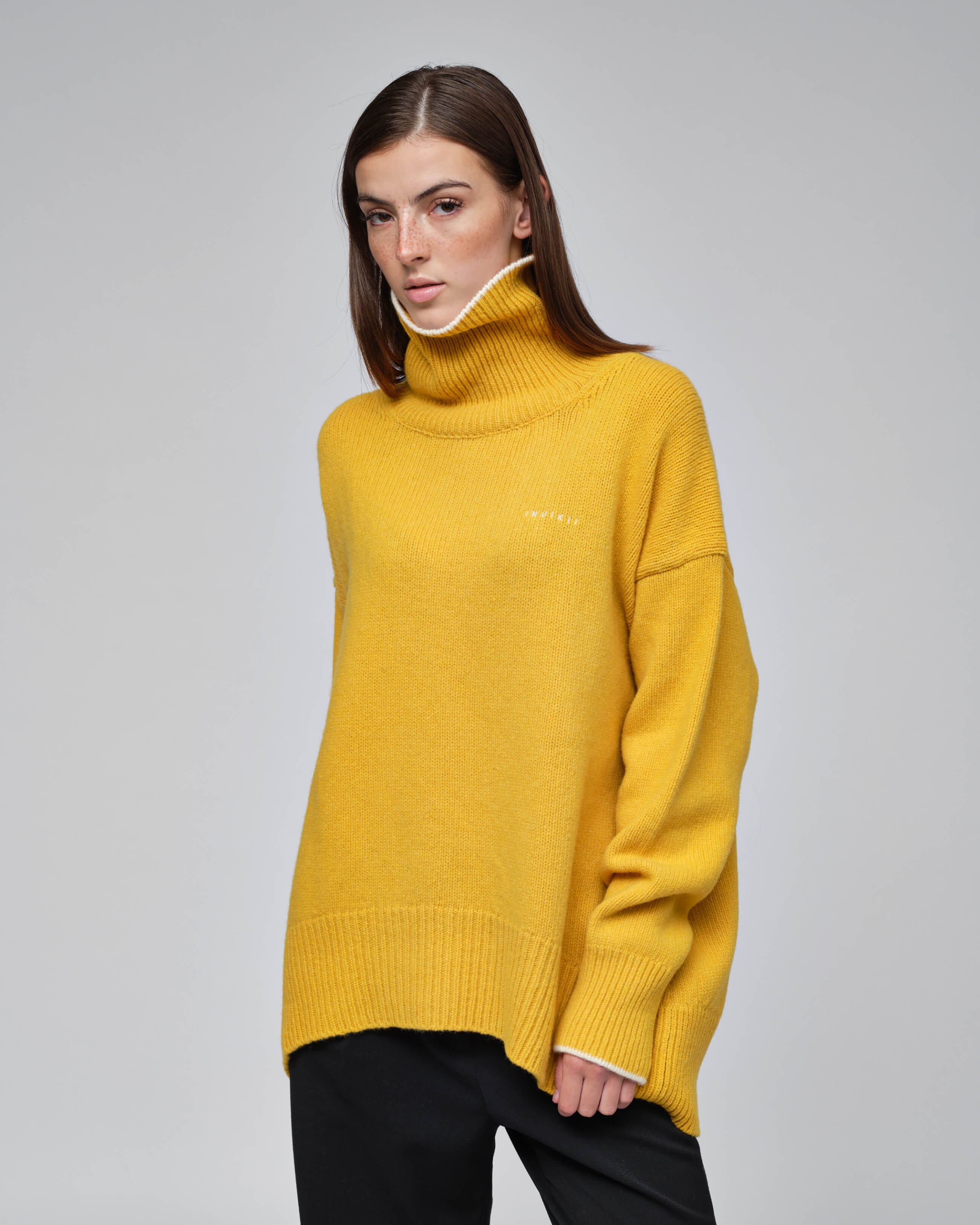 High Neck Knit Sweater