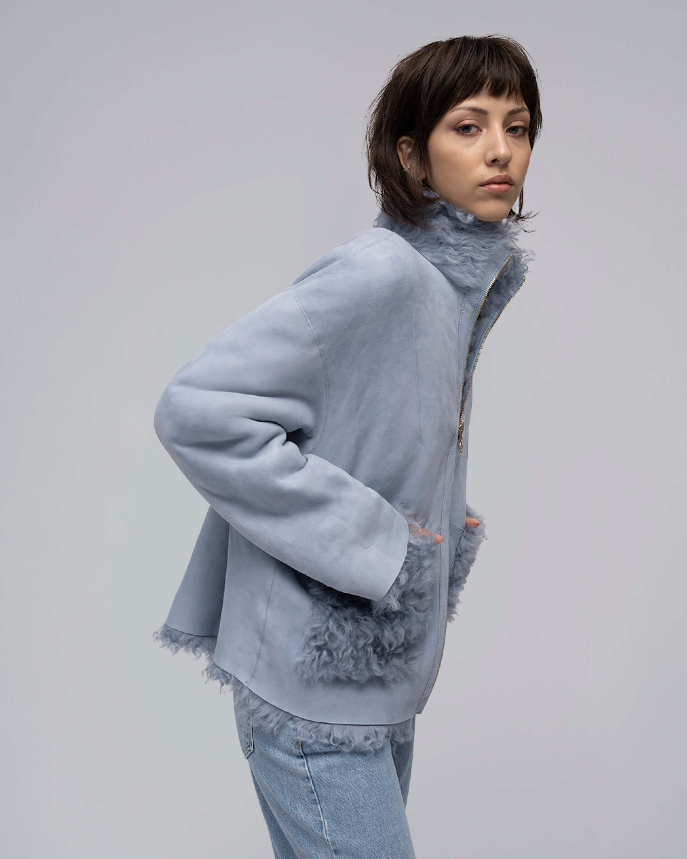 INUIKII Shearling Jacket